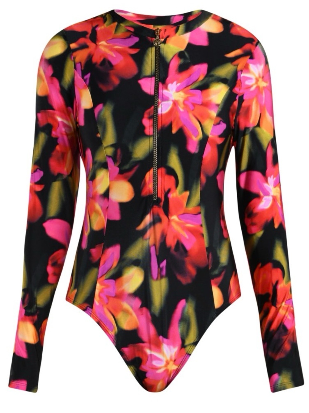 Sunshine 79 Floressence Long Sleeve One-Piece Rashguard Swimsuit - Women’s Large